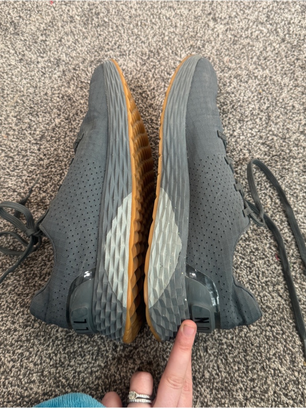 NOBULL Trainer Shoes Mens Black Cross Training Gym Athletic Minimalist Mens 8.5 - Picture 8 of 12